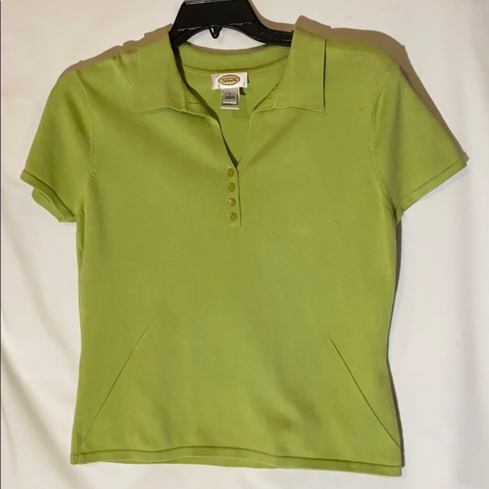 TALBOTS POLO SHIRT LARGE